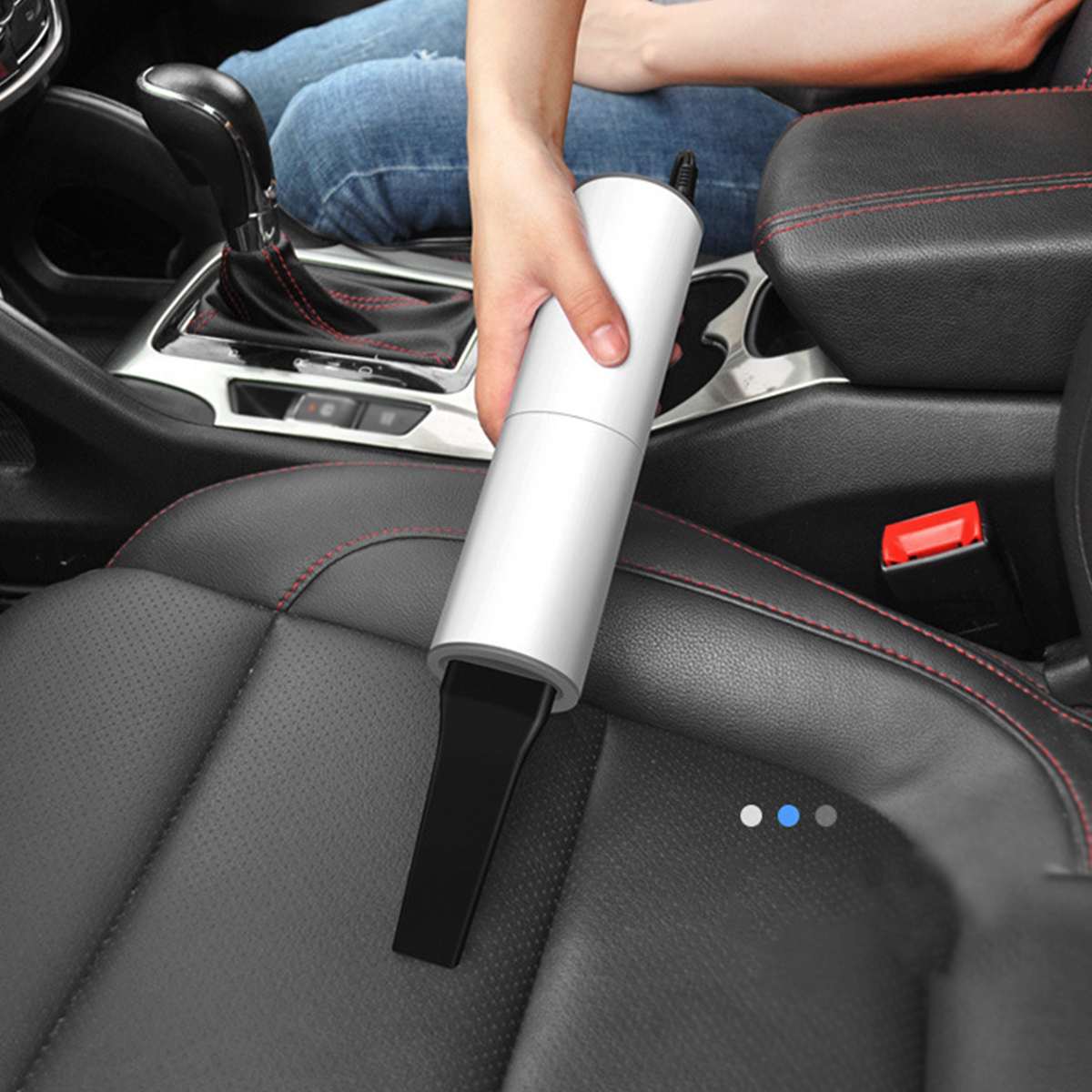 Mini 120W Suction Portable Vacuum Cleaner For Car Low Noise Handheld Car Vacuum For Car Home Computer Cleaning