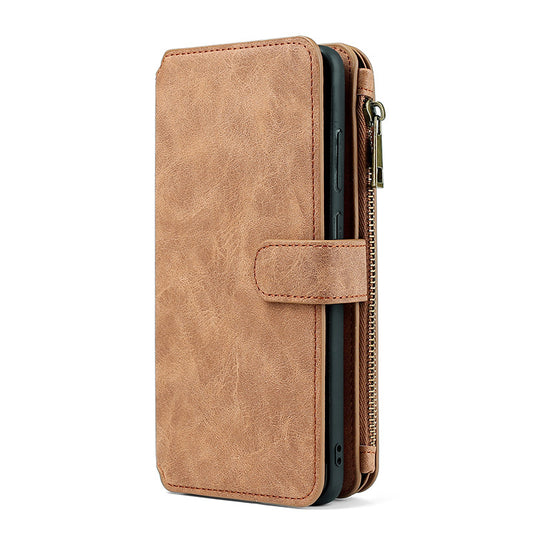 For Samsung S22ultra Wallet Mobile Phone Shell S20FE Multifunctional Mobile Phone Leather Case S22 Flip Cover