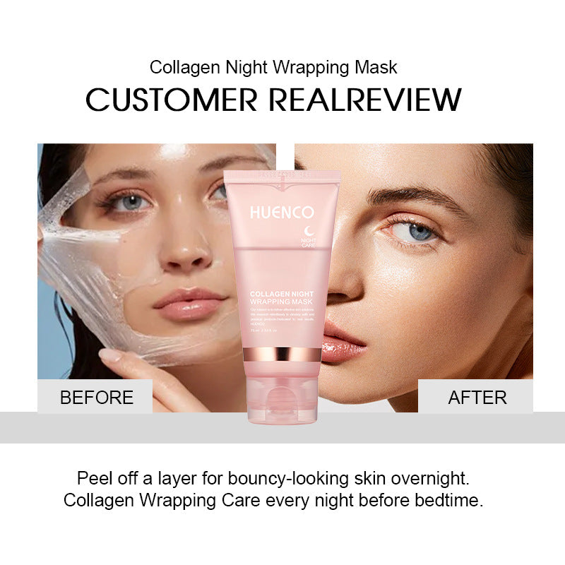 Collagen peel-off mask smearable deep cleansing skin rejuvenation moisturizing skin care sleeping mask