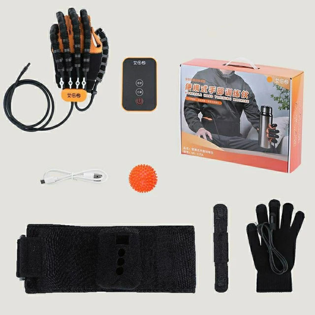 Protable Rehabilitation Robot Gloves Stroke Hemiplegia Cerebral Infarction Training Device Finger Exerciser Hand Function Recove