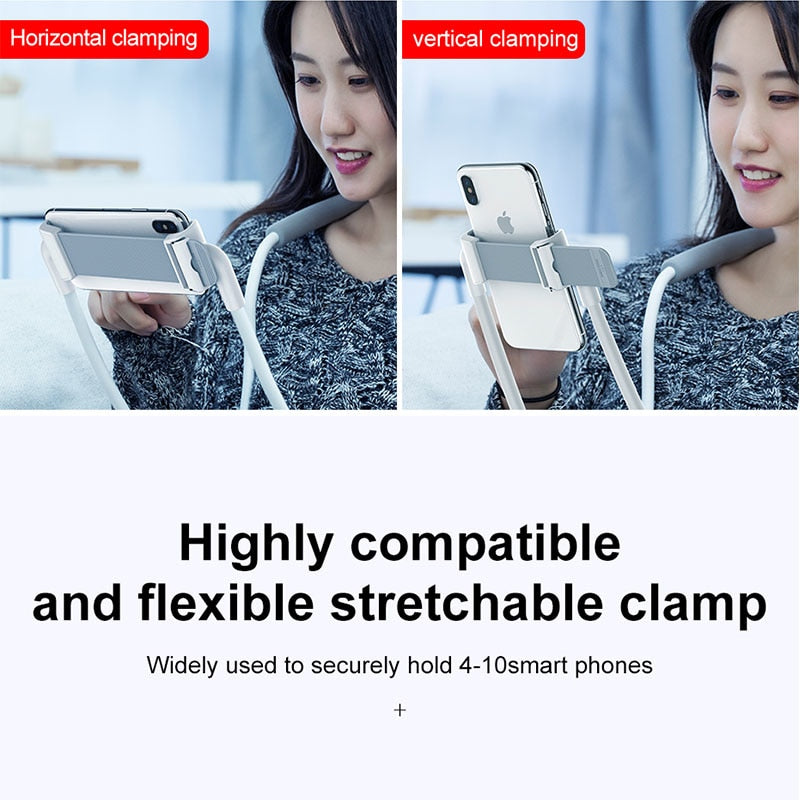 Mobile Phone Stand for iPhone iPad Xiaomi Tablet Flexible Lazy Neck Phone Holder