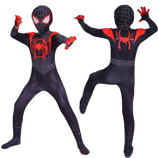 Parallel Universe 2 Miles Halloween cosplay Spider Man costume children's headgear adult Gwen jumpsuit