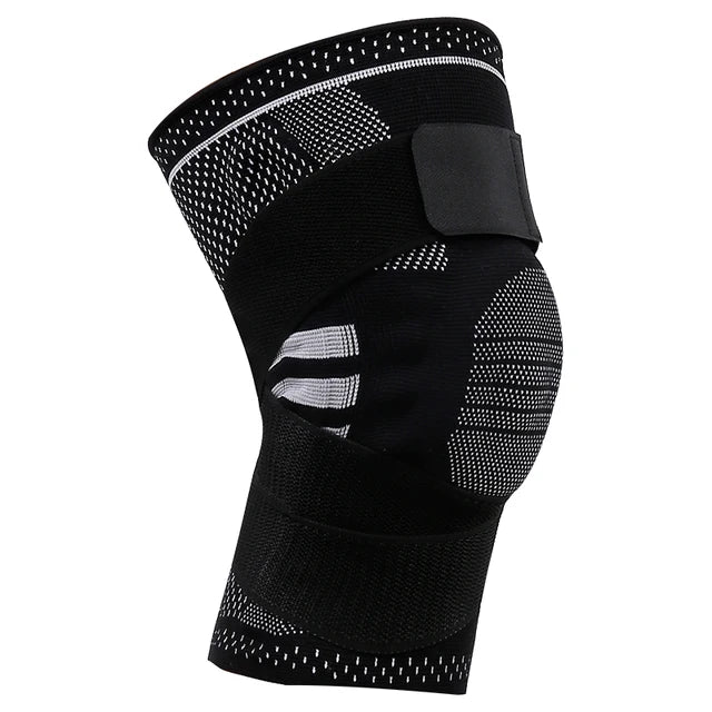 Professional Knee Brace Detachable Elastic Belt Silica Gel Knee Pad Support Workout Running Basketball Compression Leg Sleeve