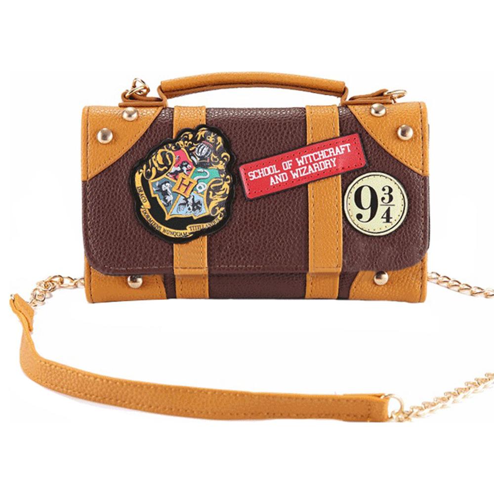 Women 9 3/4Bag PU School Badge Wallet Package Collectibles Newt Shoulder Bag