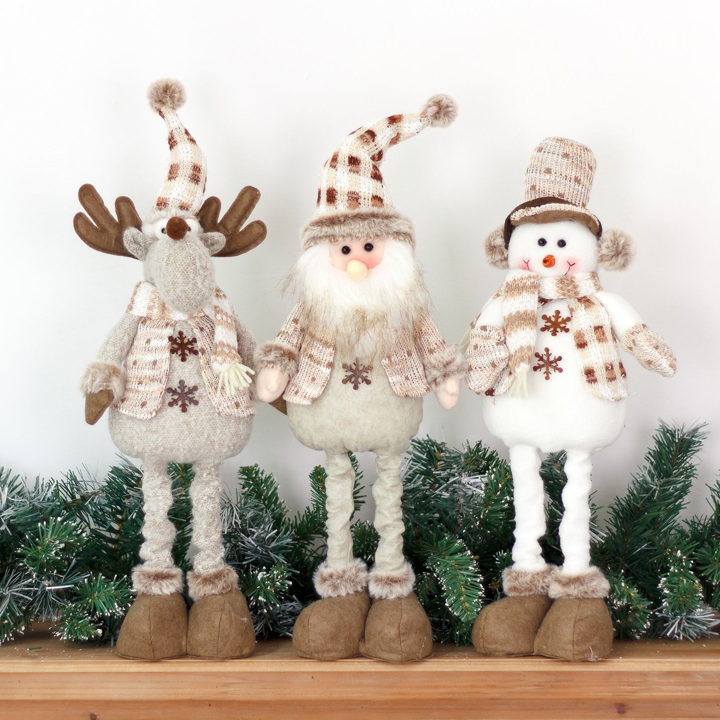 Christmas Decorations Snowman Stretch Doll Elk Doll Festival Window Scene Decoration Ornament