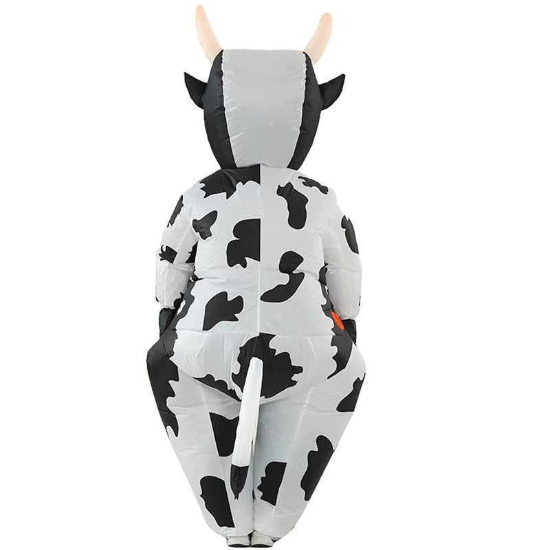 Cow inflatable costume makeup ball cosplay animal performance costume Halloween funny party COS cow costume