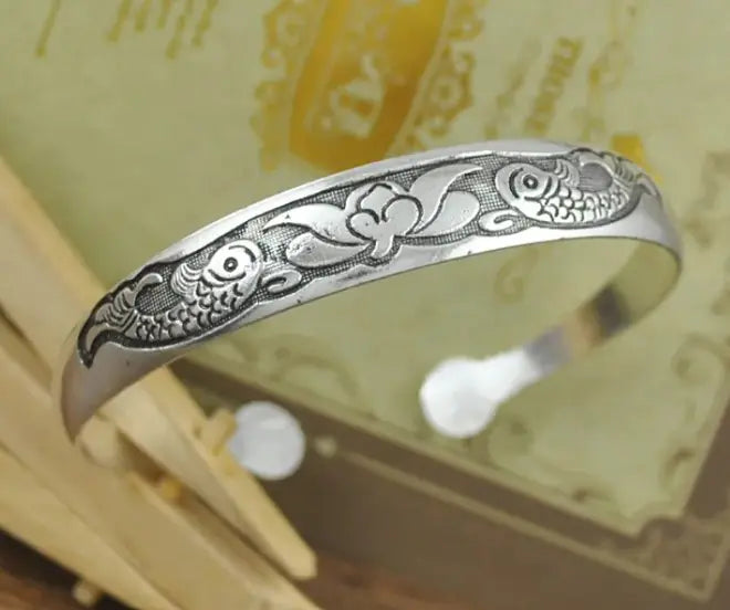 Tibetan Miao Silver Bracelet