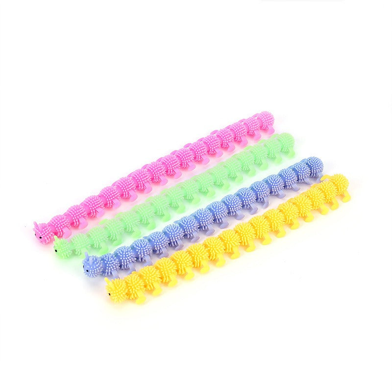 Cartoon unicorn cute pet animal lala music bracelet tpr soft rubber vent decompression noodle decompression toy