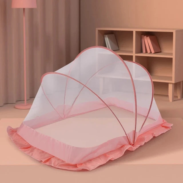 Crib Mosquito Net Encrypted Children Yurt Free Installation Portable Foldable Cribs Tent Cradle Bed Sleeping Pad москитная сетка