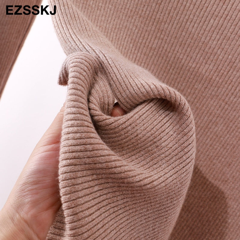 winter clothes Knitted woman sweaters Pullovers spring Autumn Basic women's jumper Slim women's sweater cheap pull long sleeve