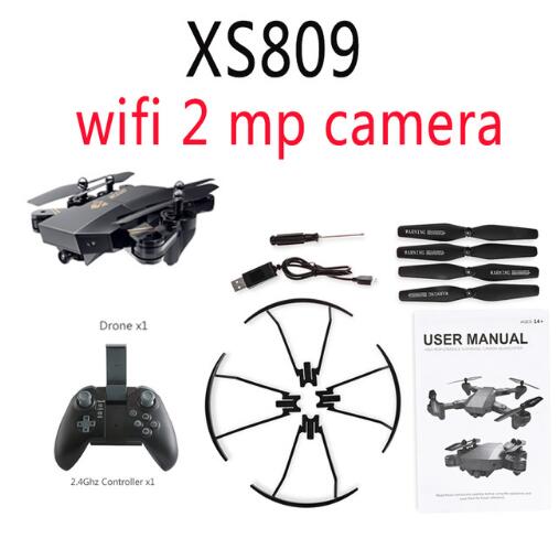 XS809W Foldable RC Quadcopter