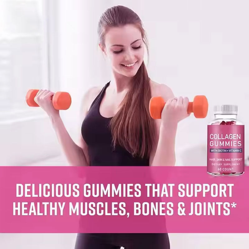 Collagen gummy bear gummy biotin