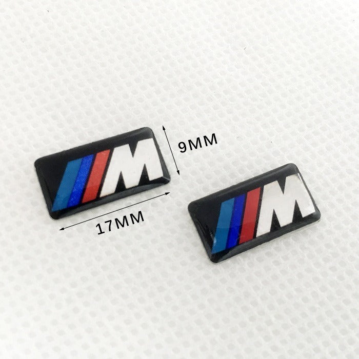 Suitable for BMW steering wheel decoration sticker 3 series 5 series 7 series BMW X1X3X5X6 key hub M car sticker