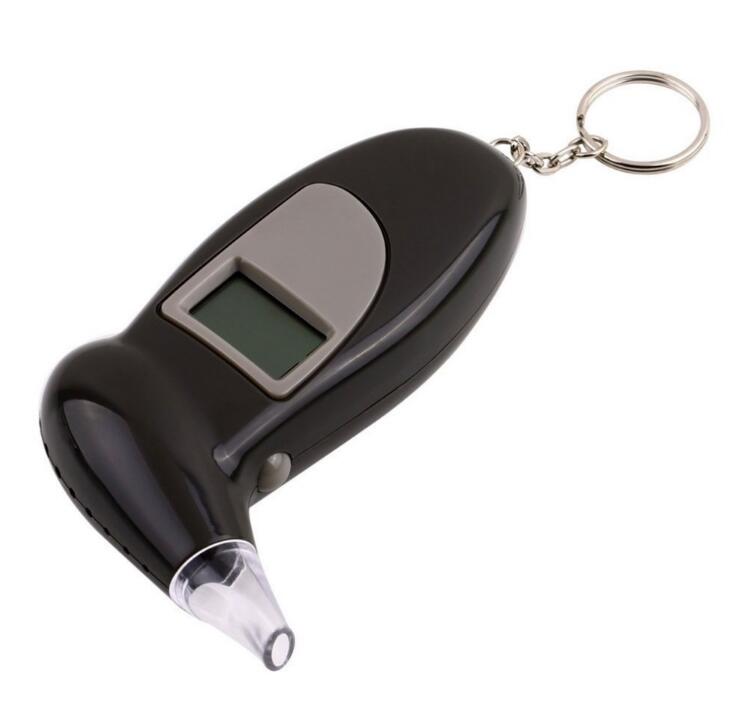 Alcohol Breath Tester Breathalyzer Analyzer Detector Test Keychain Breathalizer Breathalyser DeviceLCD