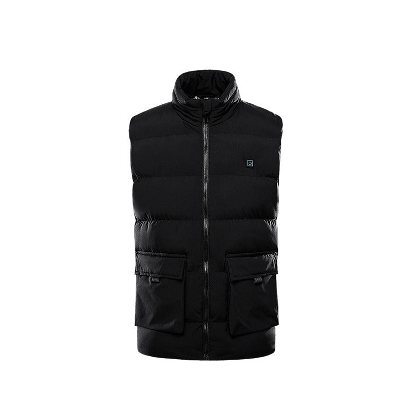 Heating element electric heating intelligent vest for winter warmth and men's vest for external wear