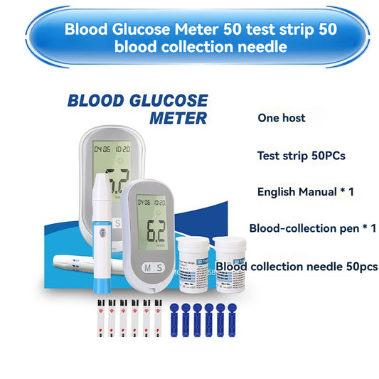 Easy Use Blood Glucose Meter Glucometer Digital Blood Glucose Meter Glucometre with Blood Glucose Test Strips