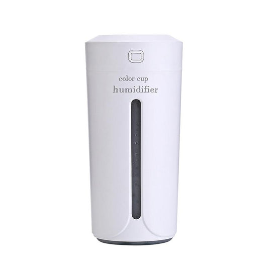 Color Cup USB Air Humidifier for Home Car Ultrasonic Mini Aroma Diffuser Air Purifier with LED Lights