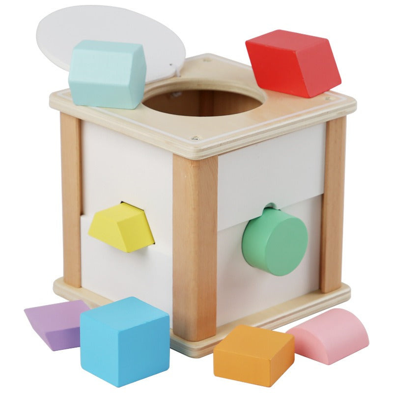 Intelligence box, children's shape matching toy, porous geometry cognitive enlightenment toy