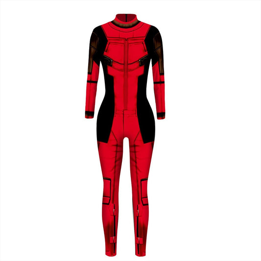 New Deadpool 3 Man Sky jumpsuit full body Marvel cosplay Deadpool Wasp 3D role-playing suit slim fit