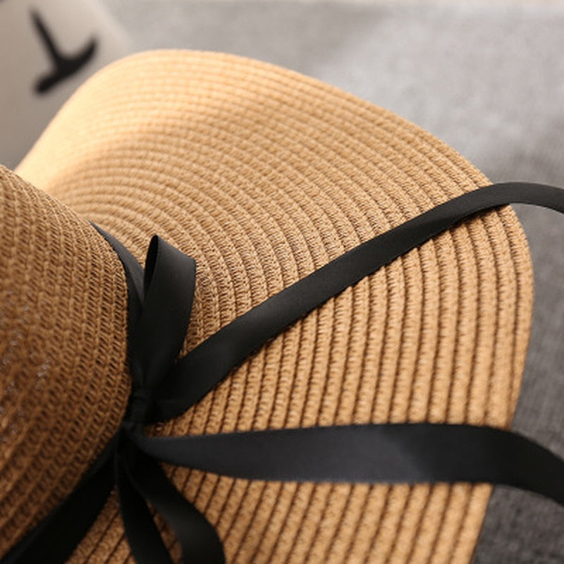 Summer Straw Hat Woman Beach Sun Hats