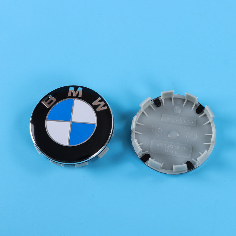 Suitable for BMW front and rear standard wheel hub covers 56/68mm 3 Series 5 Series X1X5X6M logo co branded center cover logo