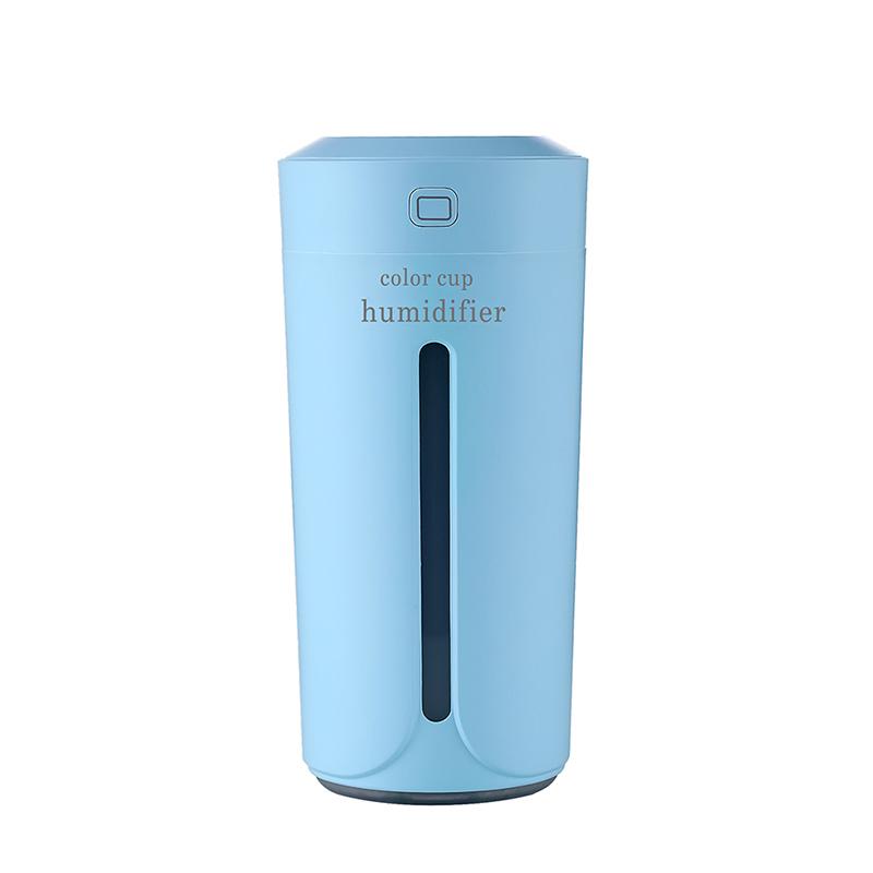 Color Cup USB Air Humidifier for Home Car Ultrasonic Mini Aroma Diffuser Air Purifier with LED Lights