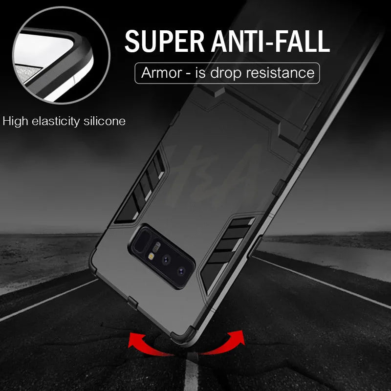 Full Cover Shockproof Armor Phone Case For Samsung Galaxy S9 S8 Plus S7 Edge Matte Protective Cover For Samsung Note 8 Case