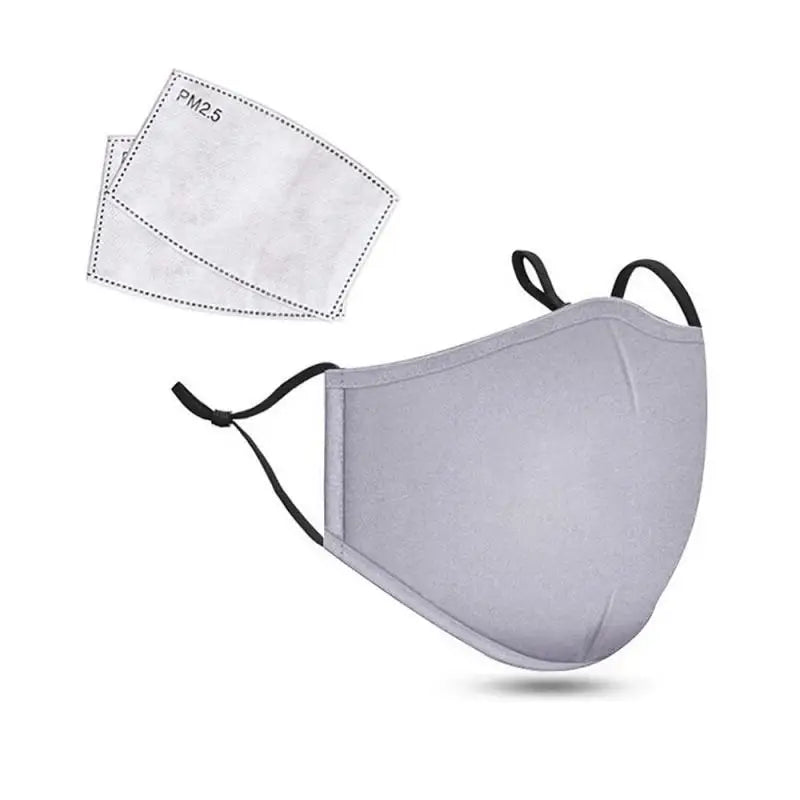 PM2.5 Anti Dust Mask Activated Carbon Filter Masks Windproof Mouth-muffle Proof Flu Face Masks With Filters