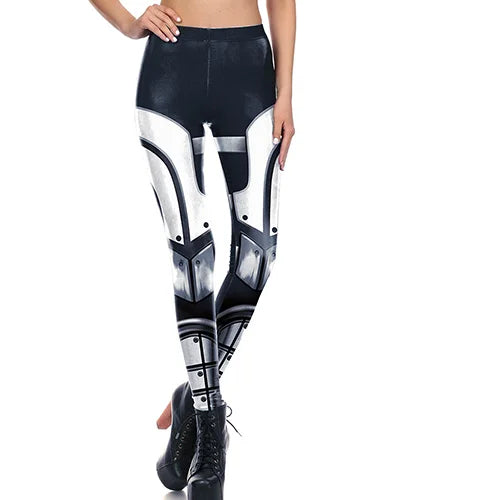 METAL Armour soldier pant legging for Woman