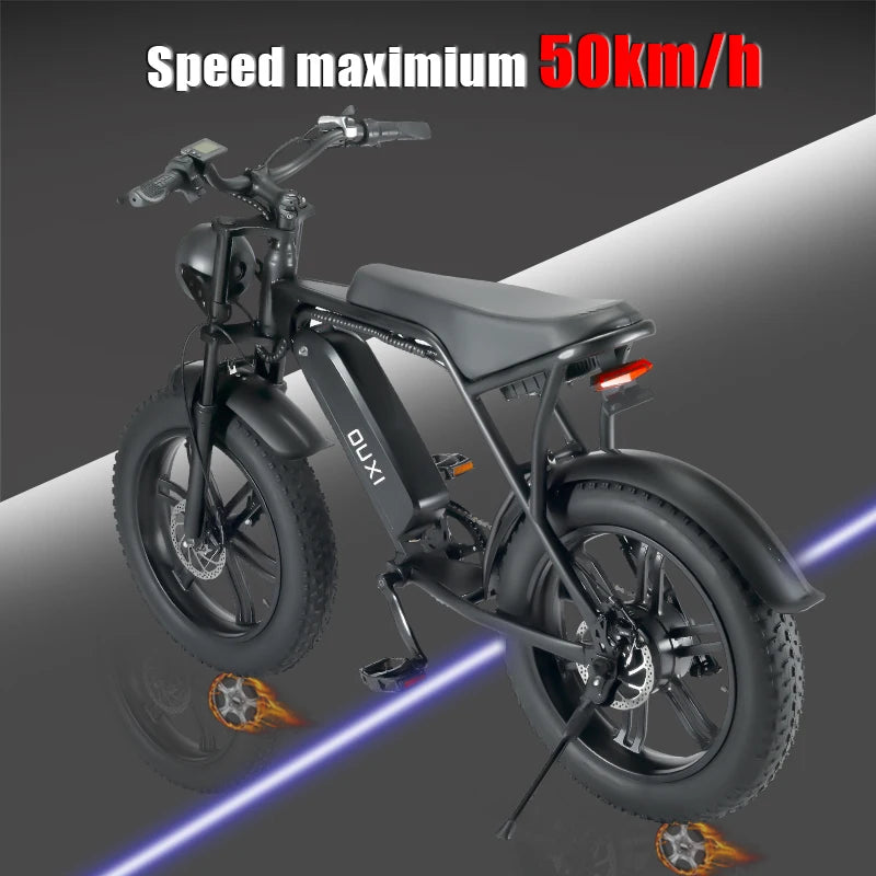 Orginal  V8 Fatbike Factory Price 250w High Speed Motor Cheap Electric Bicycle 20" Fat Tire Ebike For Adults in Stock EU USA