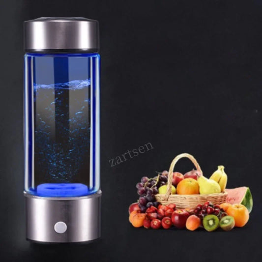 Portable Hydrogen-Rich Water Bottle Alkaline lonizer Hydrogen-Water Generator Maker Rechargeable Water Bottle  Anti-Aging