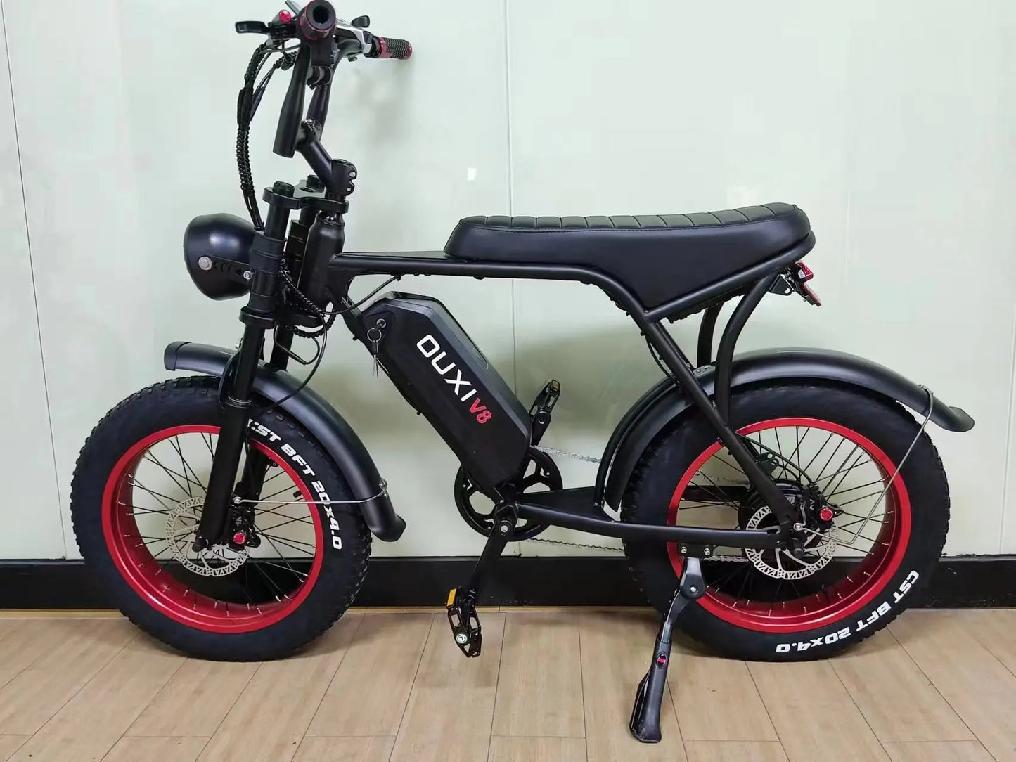 V8 EU Warehouse E-Bike Electric Bicycle 20 Inch Fat Tire Folding Rechargeable Bike for Adults