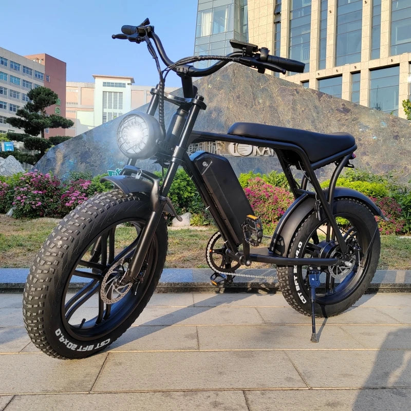 Orginal  V8 Fatbike Factory Price 250w High Speed Motor Cheap Electric Bicycle 20" Fat Tire Ebike For Adults in Stock EU USA