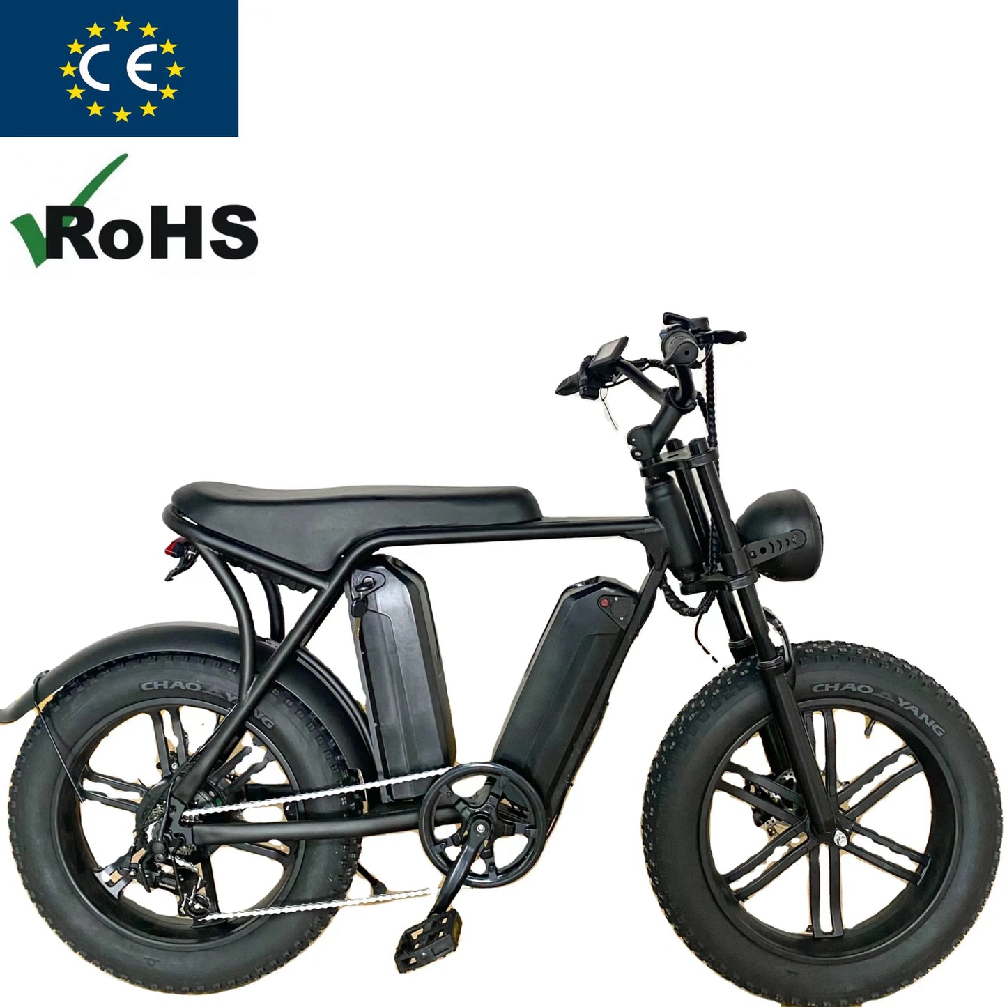 NL warehouse electric bicycle fattire ebike  v8 electric fattire bike 250w fatbike ebike 750w 20inches off road