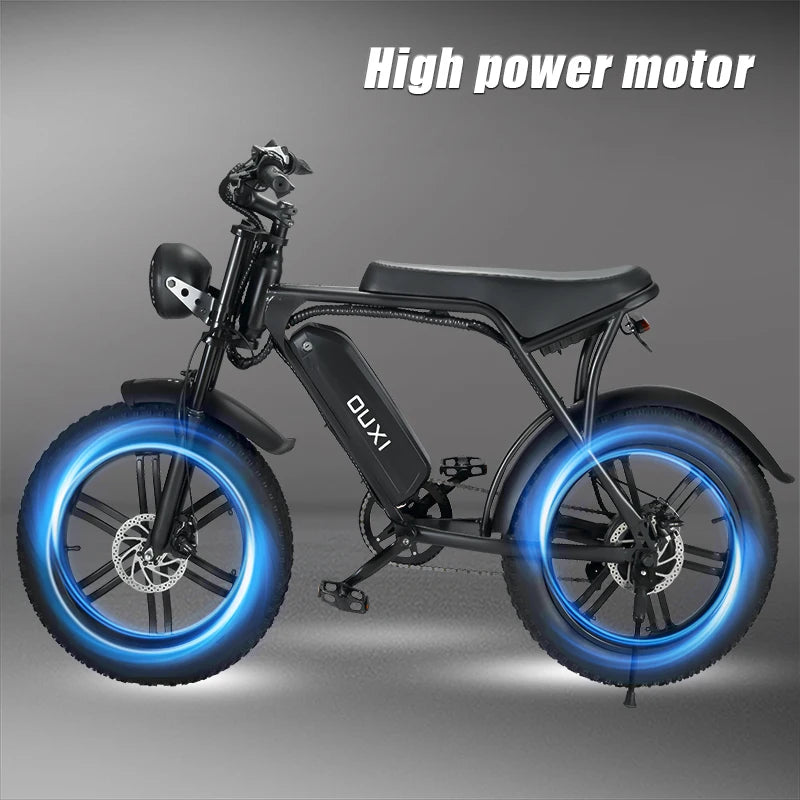 Orginal  V8 Fatbike Factory Price 250w High Speed Motor Cheap Electric Bicycle 20" Fat Tire Ebike For Adults in Stock EU USA