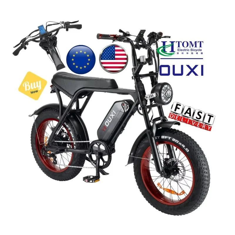 250w EU warehouse best seller electric bike offroad 20inch fat tire electric bicycle  v8 all terrain e-bike