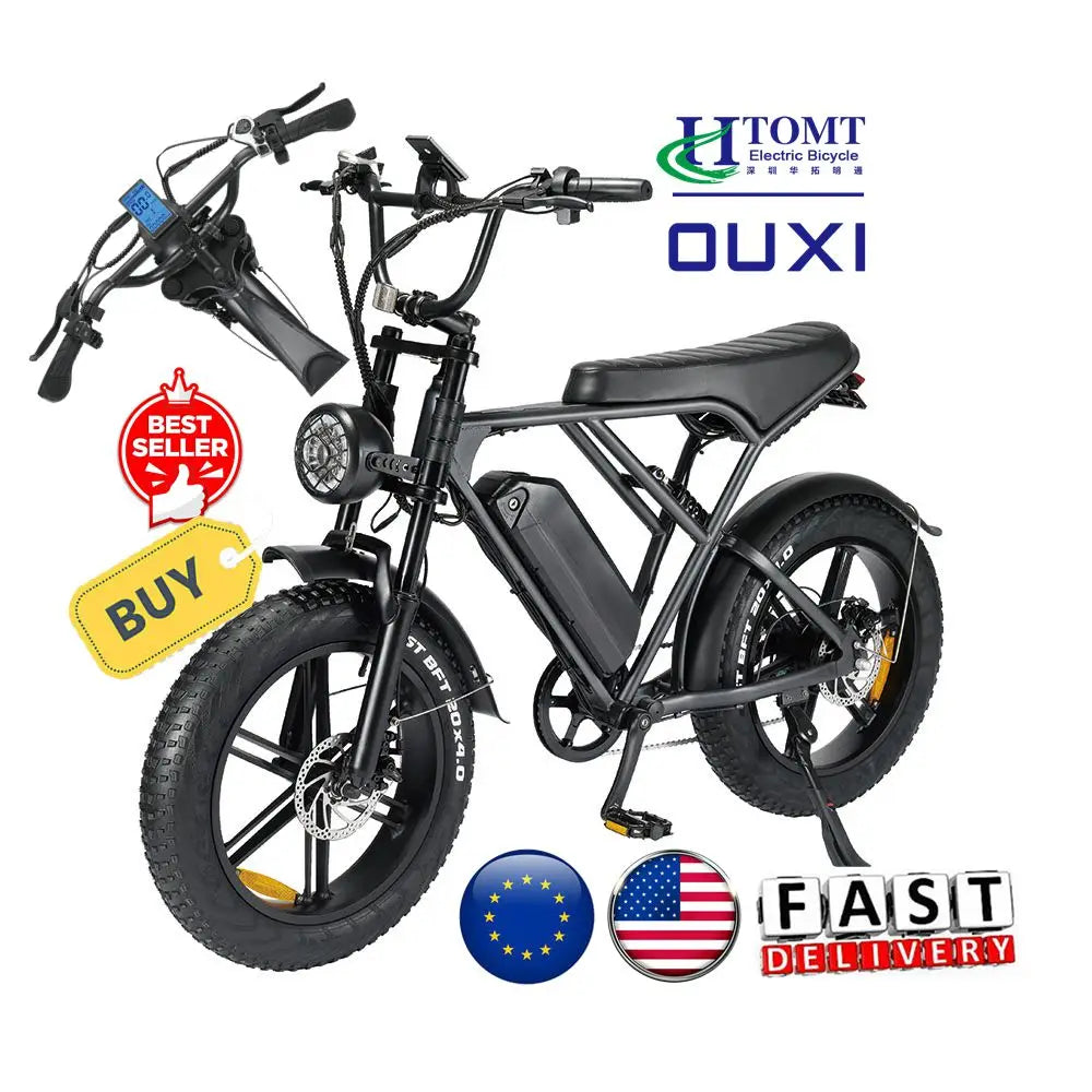 250w EU warehouse best seller electric bike offroad 20inch fat tire electric bicycle  v8 all terrain e-bike