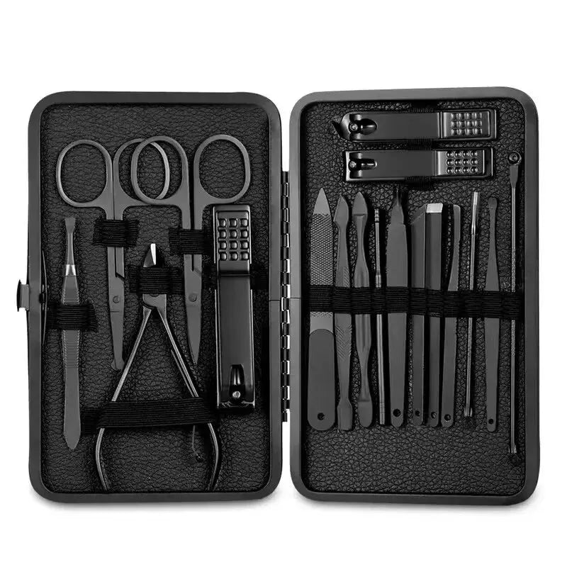 Nail Clipper Set Nail Clipper Set Case Diagonal Nail Clippers Pedicure Tools Ear Pick Scoop Magic Nail Tools to Remove Dead Skin