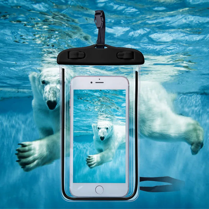 Waterproof Phone Case For iPhone 7 6S Coque Pouch Waterproof Bag Case For Samsung Galaxy S8 Swim Waterproof Case