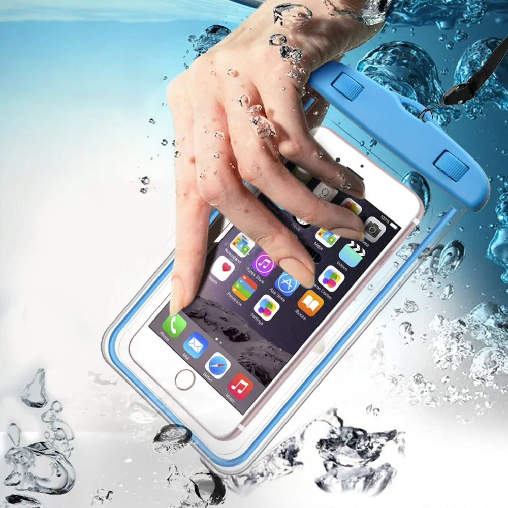 Waterproof Phone Case For iPhone 7 6S Coque Pouch Waterproof Bag Case For Samsung Galaxy S8 Swim Waterproof Case