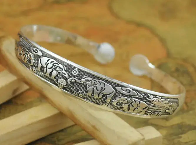 Tibetan Miao Silver Bracelet