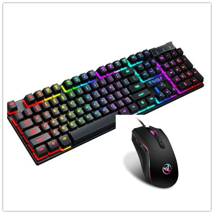 RGB USB Wired Gaming Keyboard with Floating Keys